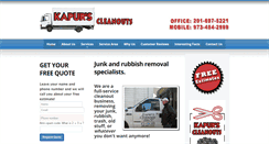 Desktop Screenshot of kcleanouts.com